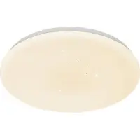 QAZQA Smart plafondlamp wit 38 cm stereffect incl. LED met afstandsbediening - Extrema