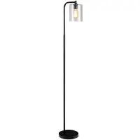 Zenzee Vloerlamp - Industrieel - Staande lamp - Leeslamp - Stalamp - Modern Vloerlamp woonkamer - Staande lamp slaapkamer...