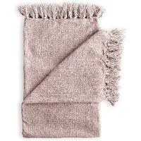 Zo! Home Plaid Ciniglia Shell Nude - 100% Polyester - 140 x 200 cm