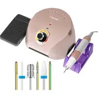 Clavier Nagelfrees Machine Voor Professionele Manicure & Pedicure 65W #FX600 Rose Gold