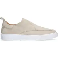 Manfield Beige suède loafer | Maat 43