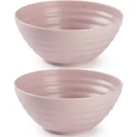 PlasticForte Schaaltjes - 8x - roze - kunststof - 14 x 6.5 cm - kommen
