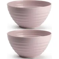 PlasticForte Schaaltjes - 8x - roze - kunststof - 15 x 8 cm - kommen