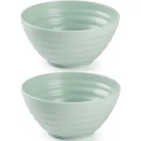 PlasticForte Schaaltjes - 8x - mint groen - kunststof - 14 x 6.5 cm - kommen