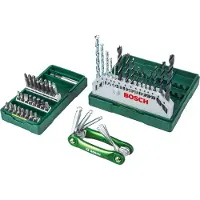 Bosch Powertools Power Tools 2607017333 Boor- en bitassortiment 41-delig Metaal, Metselwerk, Steen, Beton, Hout, Onedel zwaar metaal 3 mm, 4 mm, 5 mm, 6