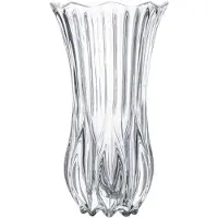 Gerimport Bloemenvaas - helder glas - D13 x 23 cm - Vazen