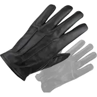 Swift classic unlined zwart leren handschoenen