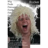 Partylook Pruik hardrocker blond