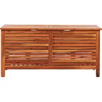 Beliani RIVIERA - Kist-Donkere houtkleur-Acaciahout