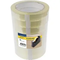 Raadhuis plakband - 19mm x 66m - PP - transparant - krimp a 8 rol