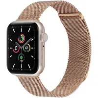 IMoshion Milanees magnetisch bandje voor de Apple Watch | 38/40/41/42 mm - Maat M - Rosé Goud