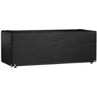 vidaXL Tuinmeubelhoes met 8 oogjes rechthoekig 192x82x65 cm