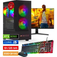 Screenon - Intel Core i5 - 2000GB SSD - 64GB RAM - RTX 3050 - Gaming Set - V122023524 (24" Monitor + Toetsenbord + Muis)