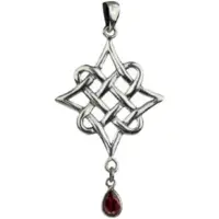 EtNox Zilveren elfachtige knoop hanger (K5308)
