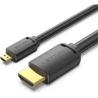 Vention AGIBF HDMI kabel 1 m HDMI Type D (Micro) HDMI Type A (Standaard) Zwart