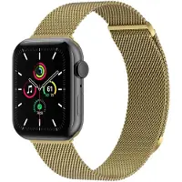 IMoshion Milanees magnetisch bandje voor de Apple Watch | 44/45/46/49 mm - Maat M - Goud
