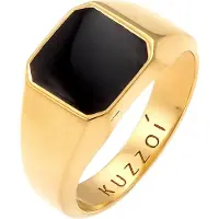KUZZOI Ring goud / zwart