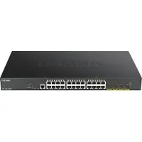 D-Link DGS-1250-28XMP 28 poorten beheersbare Ethernet-switch 3 laag ondersteund DGS-1250-28XMP