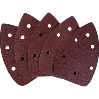 Westfalia Maal driehoeken, korrel 60, 140 x 140 x 8 mm, 5 stuks