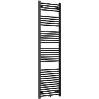 Rosani Classic radiator 60x180cm recht middenaansluiting 879watt mat zwart AF-CN 60/180 matt black middle-connect