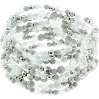 Behave - Armband kralen breed - Tijdloos helder - Voor zomerse outfits