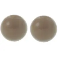 Behave - Oorstekers bolvormig - Taupe - Tijdloos minimalistische stijl
