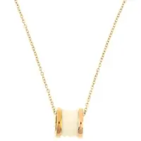 Behave Dames Ketting - Goudkleur Stainless Steel 40 cm - Nikkelvrij, Handgemaakt