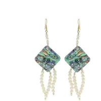 Behave - Oorhangers - Bohemian pareltrend - Abalone zomerstijl