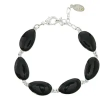 Behave - Armband epoxy zwart - tijdloze basic - feest of werkdag