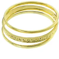 Behave - Armbandenset goudkleur - Elegant detail - Tijdloze trend