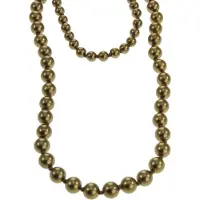 Behave - Lange parelketting met strik - Klassieke retro stijl