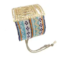 Behave - armbandje met kraaltjes - ibiza stijl - zomerse festivallook
