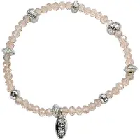 Behave - Armband dames - Nude facetkralen - Minimal chic accessoire