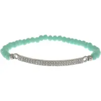 Behave - Rekarmband met steentjes - zomerse stijl - elegant detail