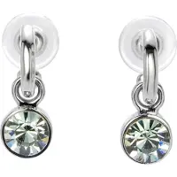 Behave - Oorstekers dames - zilverkleur - helder kristal - stijlvol chic