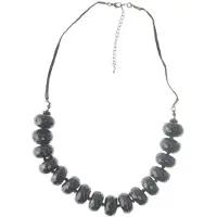 Behave Kralen ketting zwart 57,5 cm