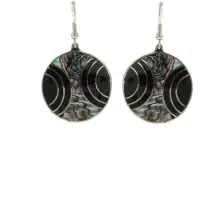 Behave - Oorhangers - Artistiek design met abalone schelp - Feestelijk