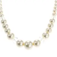 Behave - Parelketting - Facet Geslepen Kralen - Zilverkleur