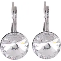 Behave Oorhangers Dames - rond 12 mm diameter - Oorbellen 2.2 cm lang