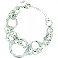 Behave - Zilverkleurige armband - Statement ringen - Party chic