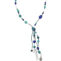 Behave ketting - Gekleurde en facet geslepen kralen - Nikkelvrij - Modeaccessoire