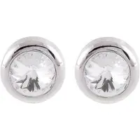 Behave - Oorknoppen met kristalsteen - Elegant design - 8 mm lang