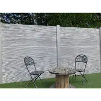 Intergard Beton schutting Bamboostone enkelzijdig 200x200cm