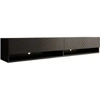 Meubella TV-Meubel Asino mat Zwart 180cm hangend zwevend