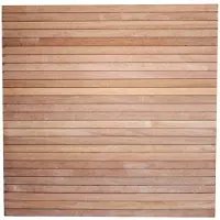 Intergard Schutting hardhout lamellen schutting 180x180cm 26pl.