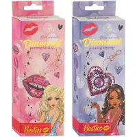 Besties diamond painting sleutelhanger maken