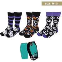 Cerdá Nightmare Before Christmas Sokken Cadeauverpakking 3 Paar - Maat 35-41