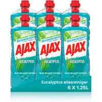 Ajax Allesreiniger Eucalyptus 6 x 1.25L - Voordeelverpakking