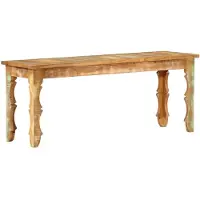 vidaXL Bankje 110x35x45 cm massief gerecycled hout