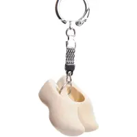 Playwood Sleutelhanger Houten Klompjes